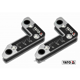 Магнітні кутники для зварювання YATO 30°, 60°, 90° 25 кг 2 шт