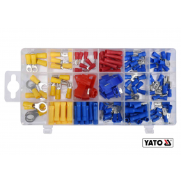 Набір електричних роз'ємів з ізоляцією YATO 160 шт