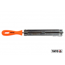 Направляюча з напильником для гостріння ланок ланцюгів YATO Ø4.5 x 250 мм