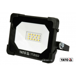 Прожектор з SMD-діодним випромінювачем YATO 10 Вт 900 лм 14 діодів