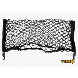 Сітка-органайзер до багажника авто поліпропіленова VOREL з 2 гаками 70 х 30 см