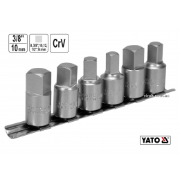 Набір торцевих головок для оливозливних пробок YATO 3/8