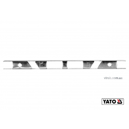 Шаблон для заточування обмежувача глибини зубів ланцюгів YATO 170 х 10 х 1 мм 0.65/0.75 мм кут 35°