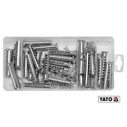 Шплінти і штифти YATO 8-13 мм 30-64 мм 56 шт
