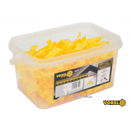 Кліпси для викладання керамічної плитки VOREL 6-9 мм фуга- 1.5 мм 100 шт