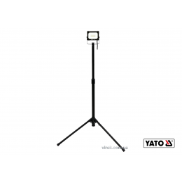 Прожектор з SMD-діодами YATO 20 Вт 1800 лм на штативі 0.6-1.2 м