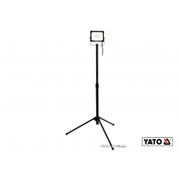 Прожектор з SMD-діодами YATO 30 Вт 2700 лм на штативі 0.6-1.2 м