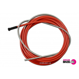 Спіраль подаюча червона ABICOR BINZEL : 2.0 x 4.5 x 340 мм, для дроту 1.0 - 1.2 мм