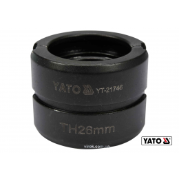 Насадка для прес-кліщів YT-21735 YATO TH26 мм