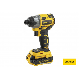 Шуруповерт безщітковий акумуляторний STANLEY 2 х Li-ion 18 В 2 Агод 1/4