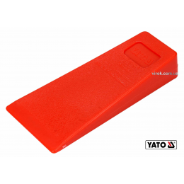 Клин для розколювання дерев пластиковий YATO 136 x 65 x 25 мм 95 г
