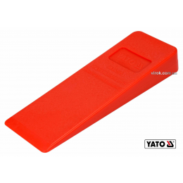 Клин для розколювання дерев пластиковий YATO 205 x 72 x 30 мм 220 г