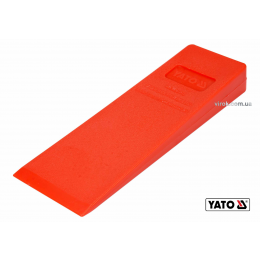 Клин для розколювання дерев пластиковий YATO 245 x 85 x 30 мм 315 г