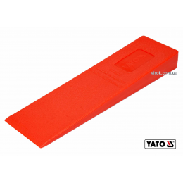 Клин для розколювання дерев пластиковий YATO 300 x 85 x 35 мм 430 г