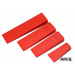 Набір клинів для розколювання дерев пластикових YATO 300/245/205/136 мм 4 шт