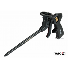 Пістолет для нанесення монтажної піни YATO алюміній + латунь пластикова ручка