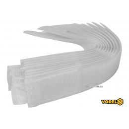 Хомут-липучка для кабеля VOREL 25 x 150 мм нейлон + поліестер + поліуретан 10 шт
