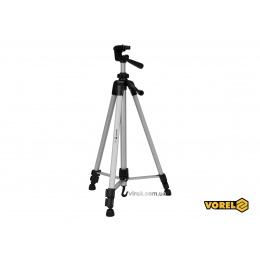 Штатив тринога алюмінієвий VOREL з телескопічними ніжками 50-150 см різьбове кріплення 3/8