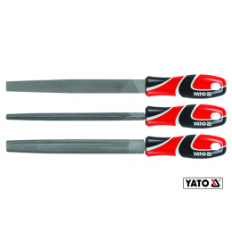 Набір напильників по металу YATO 250 мм #2 3 шт