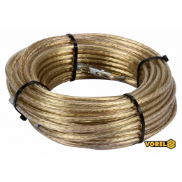 Трос сталевий з наконечниками для пломб VOREL Ø6 мм x 18 м