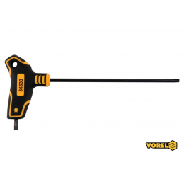 Ключ TORX Т-подібний VOREL Т25 x 150 x 89 мм Cr-V 6150