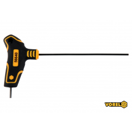 Ключ шестигранний Т-подібний VOREL HEX 2 x 100 x 69 мм Cr-V 6150