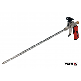 Пістолет для нанесення монтажної піни з подовженим соплом YATO 500 мм алюмінієвий