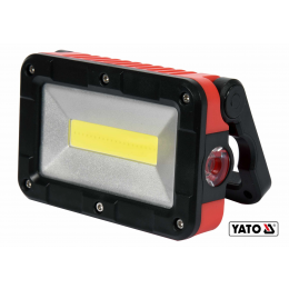 Прожектор з COB-діодами акумуляторний YATO Li-Ion 3.7 В 2 Агод 5 Вт 300 лм 5 режимів + магніт