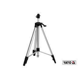 Штатив тринога алюмінієвий YATO з телескопічними ніжками 60-150 см різьба 1/4