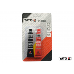 Клей двокомпонентний акриловий YATO 5-10 хв по 10 г