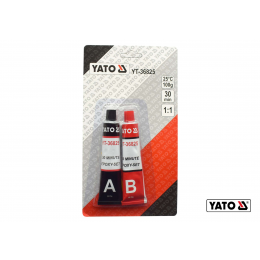 Клей двокомпонентний епоксидний YATO 20-30 хв по 28 г