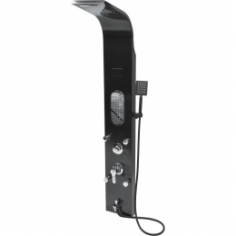 Душова панель з нержавіючої сталі STEELY 5 FALA, 4 функції, 155 х 22 x 7.5 см, шланг 150 см