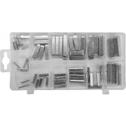 Клини до пасових роликів YATO різних розмірів 60 шт.