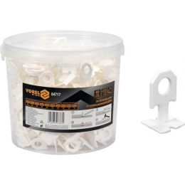 Кліпси для викладання керамічної плитки VOREL : шов- 1 мм, 400 шт.