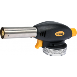 Газовий пальник VOREL з п`єзозапалом; тип з`єднання EN417 макс. t=1300°C, P= 1,3 кВт