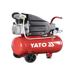 Компресор мережевий YATO 230 В, 1,5 кВт, тиск ≤ 8 Bar,  під. повітря- 188 л/хв, ресивер- 50 л