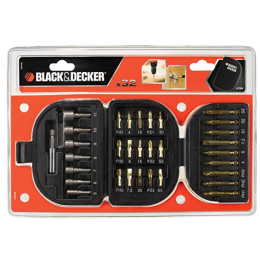 Викруткові насадки і головки B&D зі шпінделем 6-гран.- 1/4