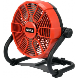 Вентилятор з гібридним живленням YATO, акум.-18 В,лопаті Ø=230 мм,оберт.- 360°(БЕЗ АКУМУЛЯТОРА)