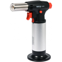 Пальник газовий YATO 200 Вт, з заправлювальною ємністю; витрата 13,1 гр/год