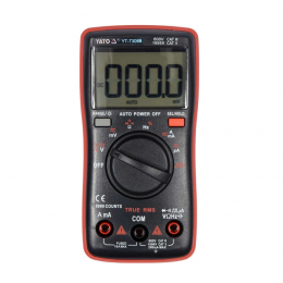 Мультиметр TRUE RMS електричних параметрів YATO з LCD-цифровим діапазоном 9999