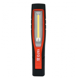 Світильник переносний світлодіодний YATO акумулят. 3,7 V, 2 режими- 10/4 Вт, 170/ 1000 Lm, заряд USB