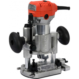 Фрезер ручний по крайці ламінатів мережевий YATO: 710 Вт, цанга Ø= 6, 8 мм, хід- 20 мм, нахил- 45°