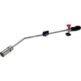 Газовий пальник для бур'яну VOREL з п`єзозапалом, макс. t= 1300°C, P= 1.7 кВт, l= 80 см