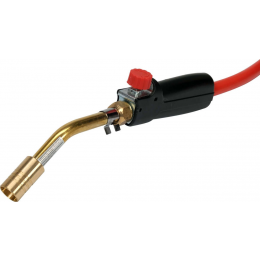 Пальник газовий (пропан, бутан) YATO 4 кВт, l= 360 мм, з 3 соплами і шлангом- 1,5 м