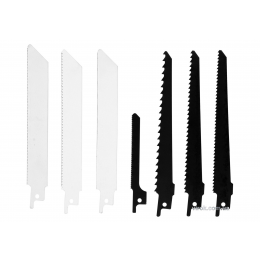 Набір полотен по дереву і металу до шаблевої пили STHOR Bi-metal (3 шт) HCS (4 шт)