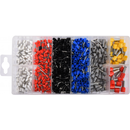 Набір електричних роз'ємів YATO 8 різних розмірів 685 шт. в футлярі