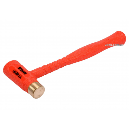 Молоток безінерційний з латунним бойком YATO 32 мм 330 мм 790 г