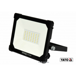 Прожектор з SMD-діодним випромінювачем YATO 30 Вт 3000 лм 42 діоди