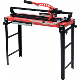 Плиткоріз ручний з розкладним столом YATO, 1 спрямовуюча l= 600 мм, t≤ 14 мм, 300х 800х 650мм