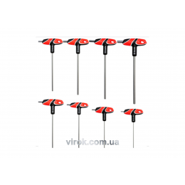 Набір ключів шестигранних Т-подібних YATO М2.5-10 мм 8 шт